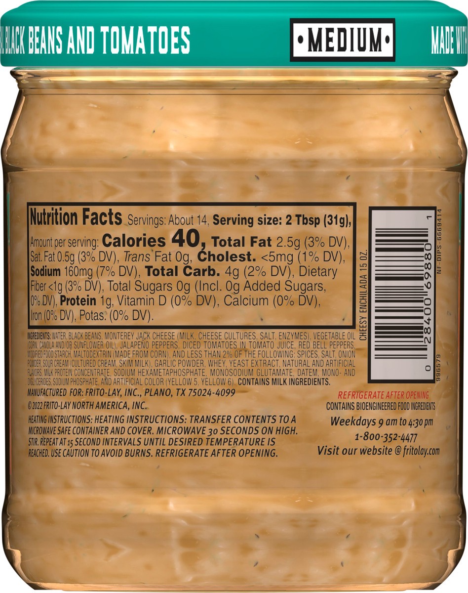 slide 2 of 9, Tostitos Dip Cheesy Enchilada Artificially Flavored 15 Oz, 15 oz