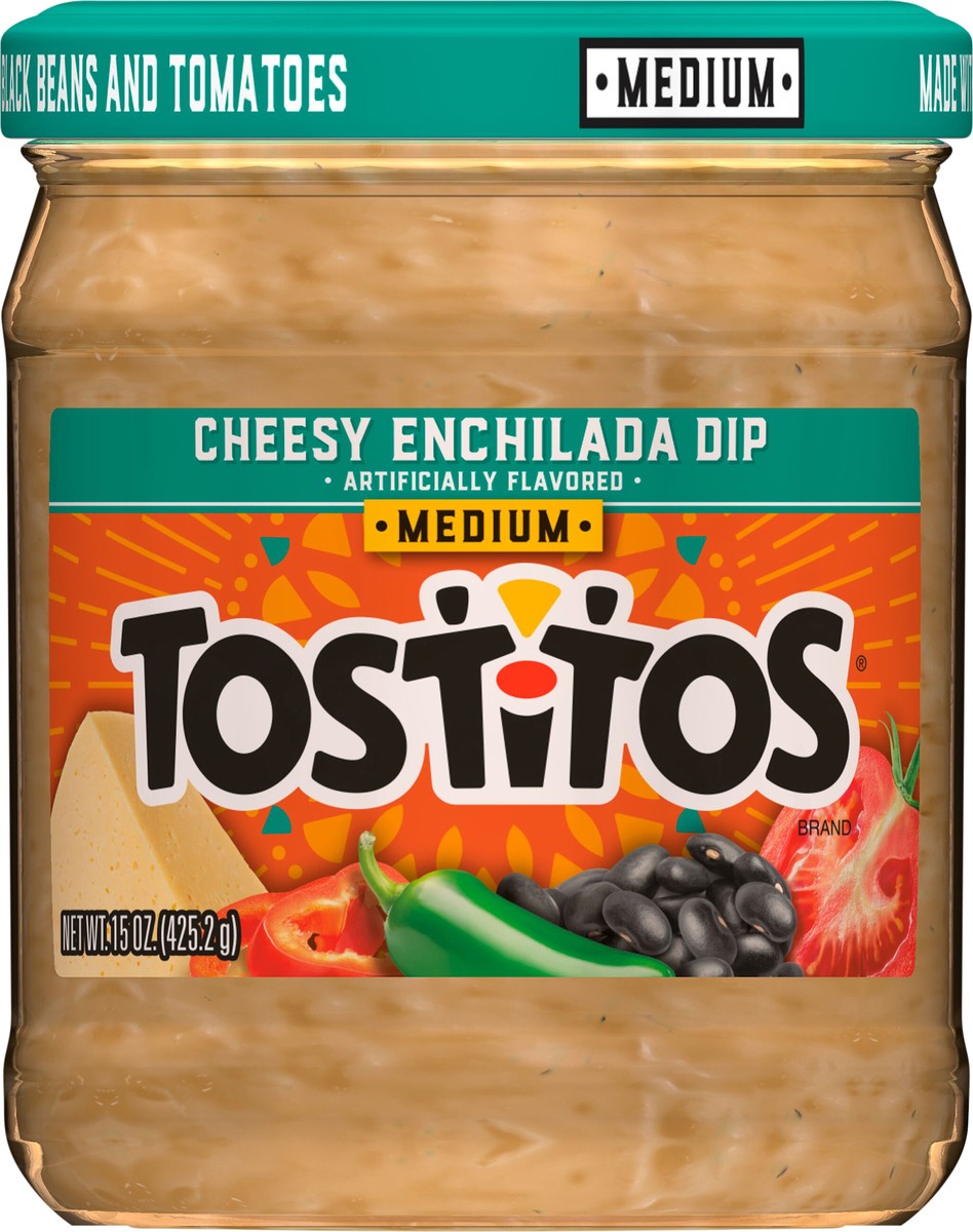 slide 6 of 9, Tostitos Dip Cheesy Enchilada Artificially Flavored 15 Oz, 15 oz