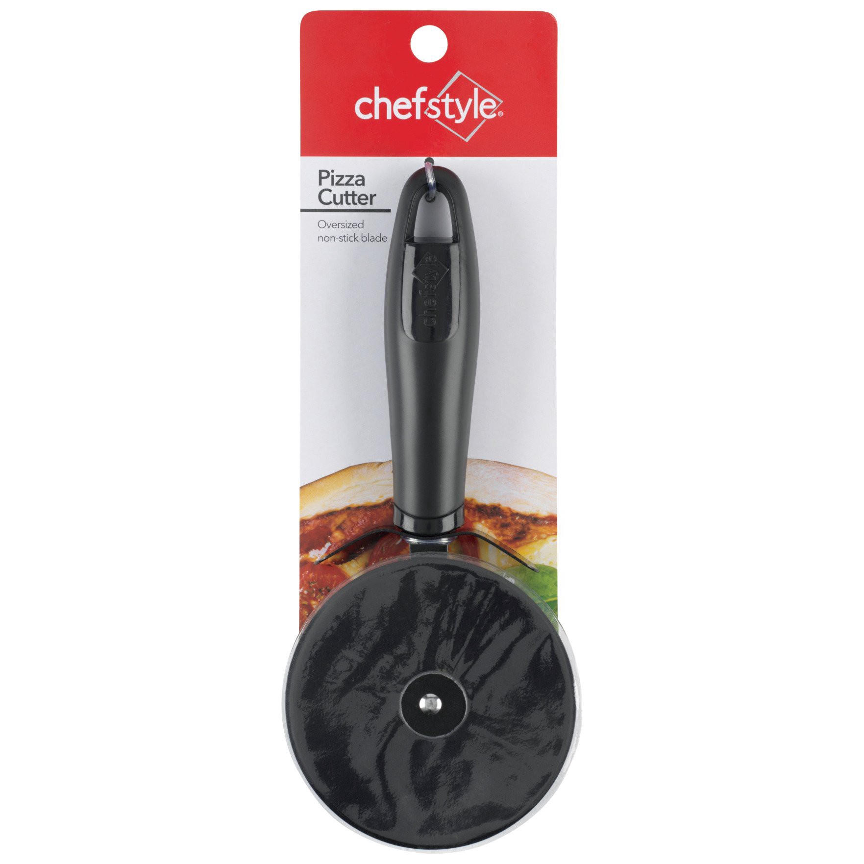 slide 1 of 1, chefstyle Jumbo Non-stick Pizza Cutter, 1 ct