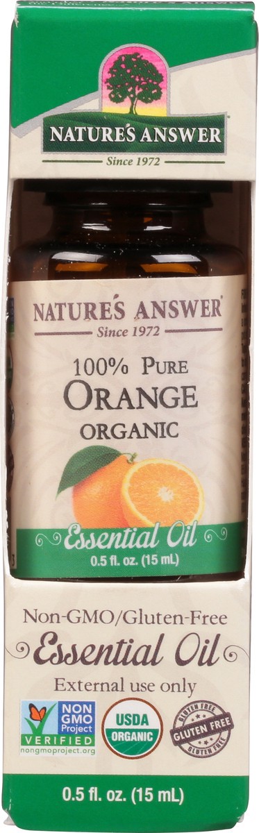 slide 6 of 9, Nature's Answer 100% Pure Organic Orange Essential Oil 0.5 fl oz, 0.5 fl oz