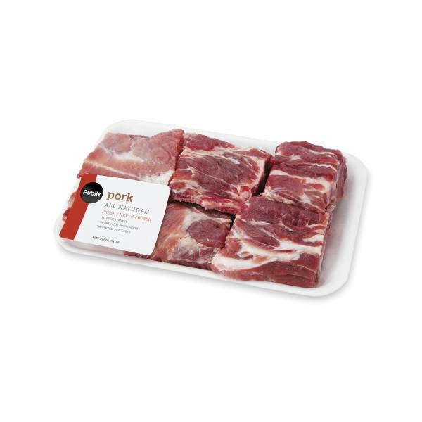 slide 1 of 1, Fresh Pork Neckbones, per lb