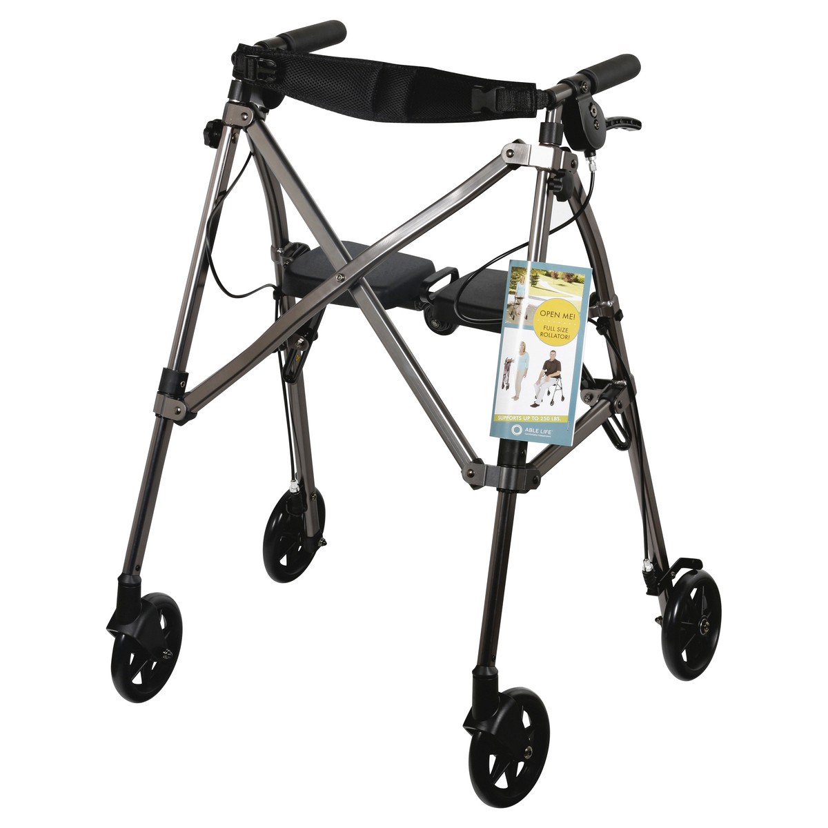 slide 4 of 11, Able Life Rollator 1 ea, 1 ct