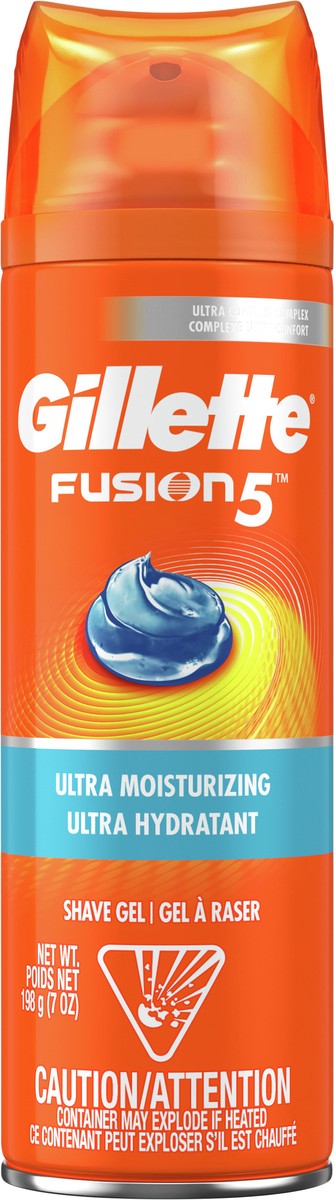 slide 3 of 3, Gillette Fusion5 Ultra Moisturizing Gel, 7oz, 7 oz