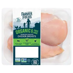 Organic and Free Range Boneless Skinless Breast Rollstock - Halal