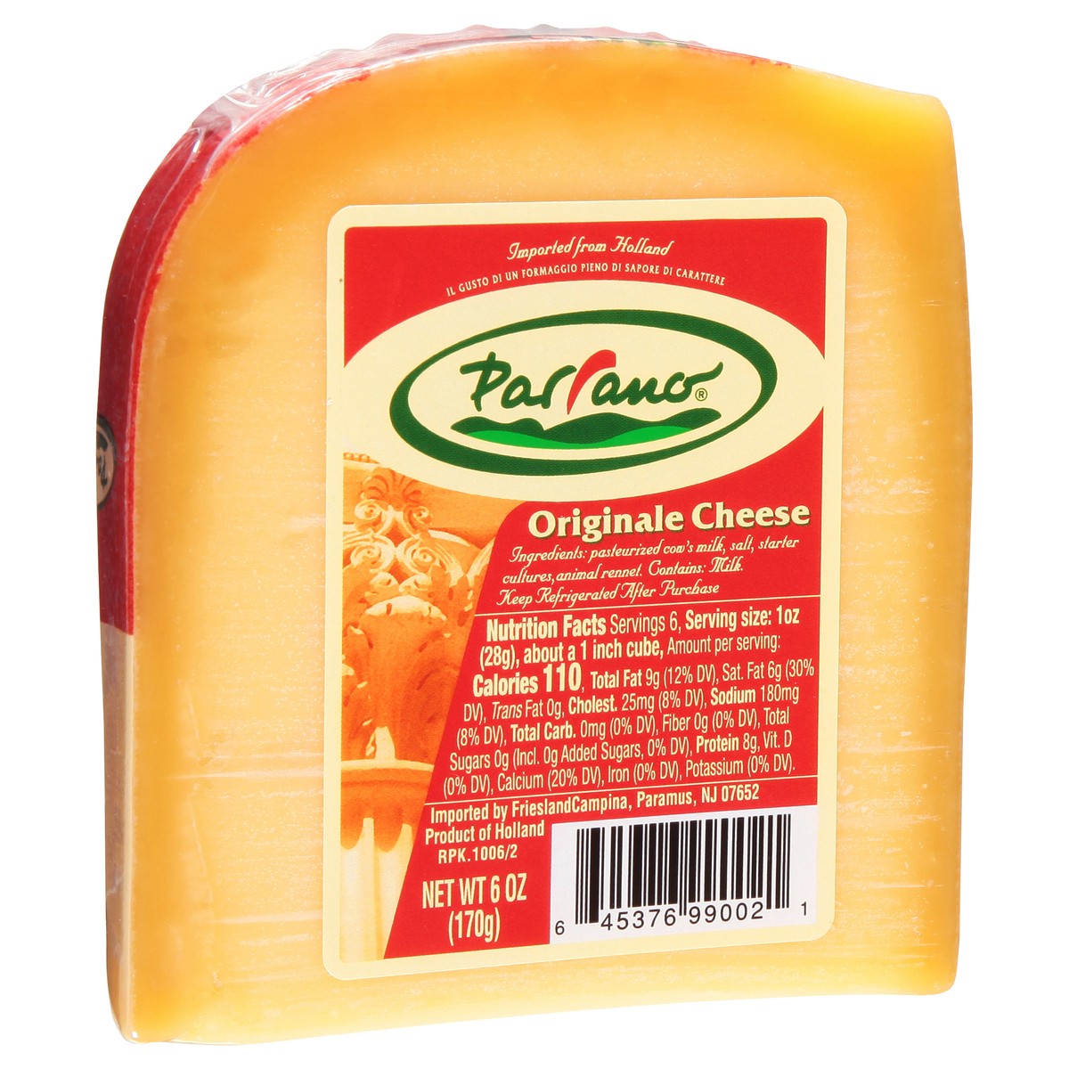 slide 6 of 11, Parrano Gouda Cheese Wedge, 6 oz