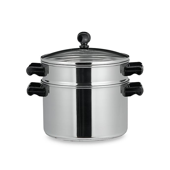 slide 1 of 1, Farberware Classic Series Stack & Steam Sauce Pot with Steamer Insert, 3 qt