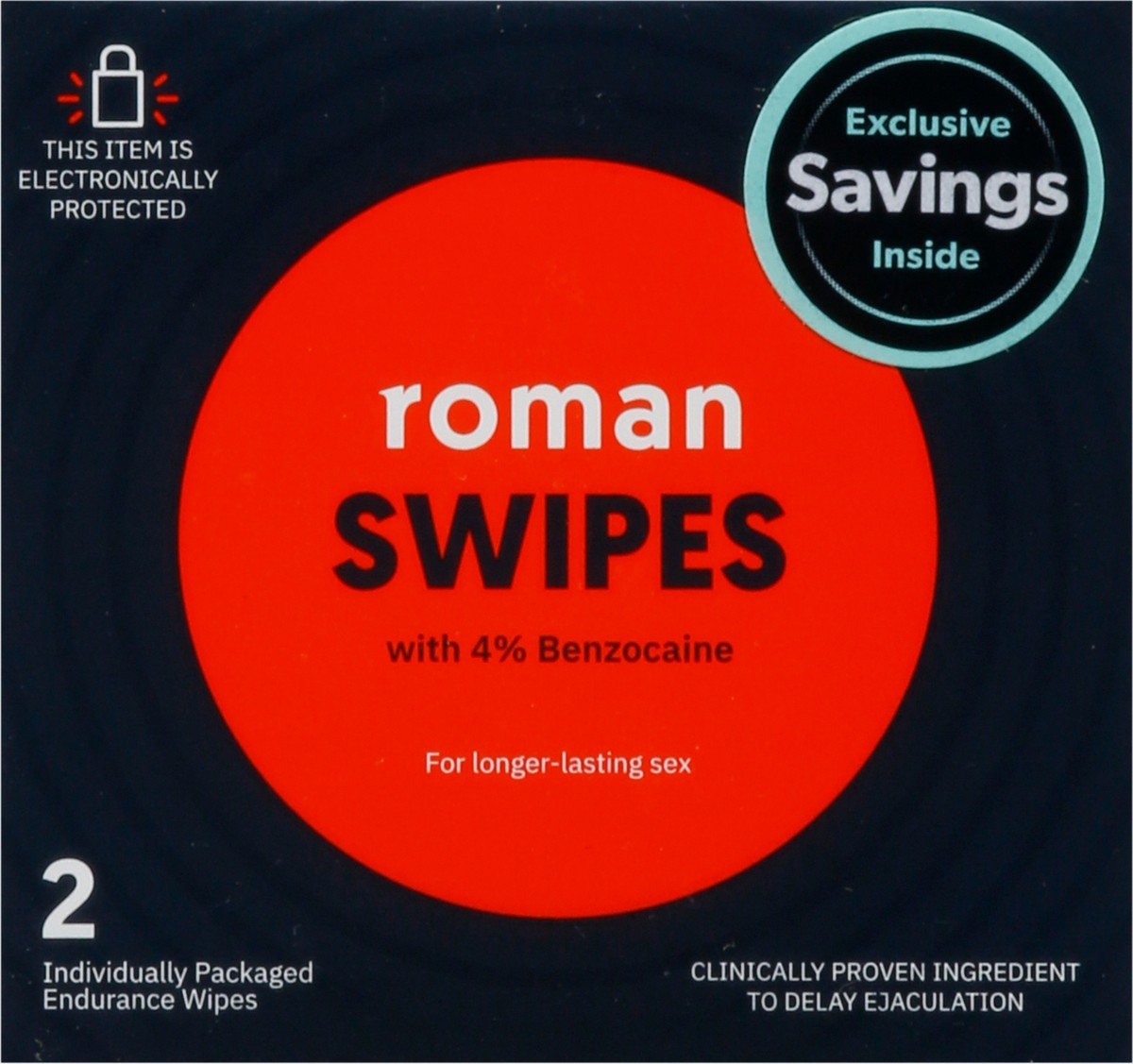 slide 8 of 13, Roman Swipes Endurance Wipes 2 ea, 2 ct