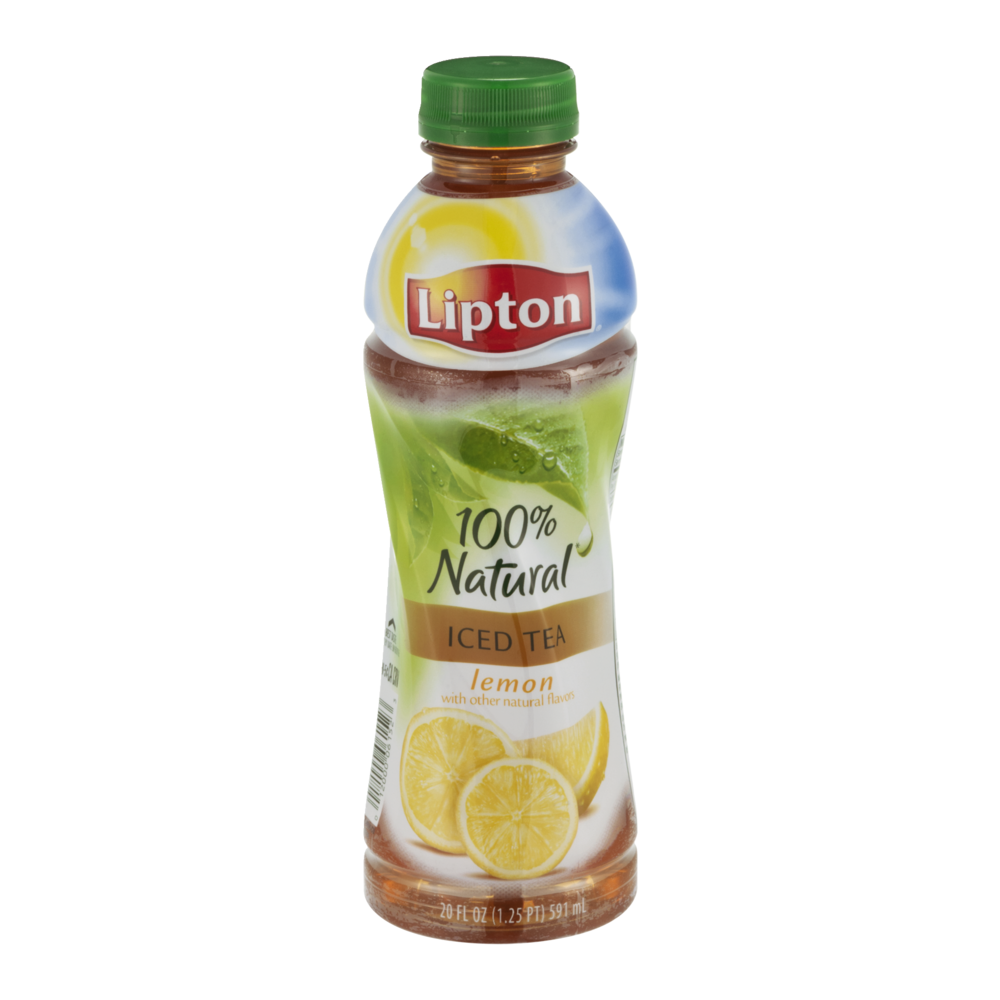 slide 1 of 4, Lipton 100% Natural Green Tea Lemon - 20 oz, 20 oz