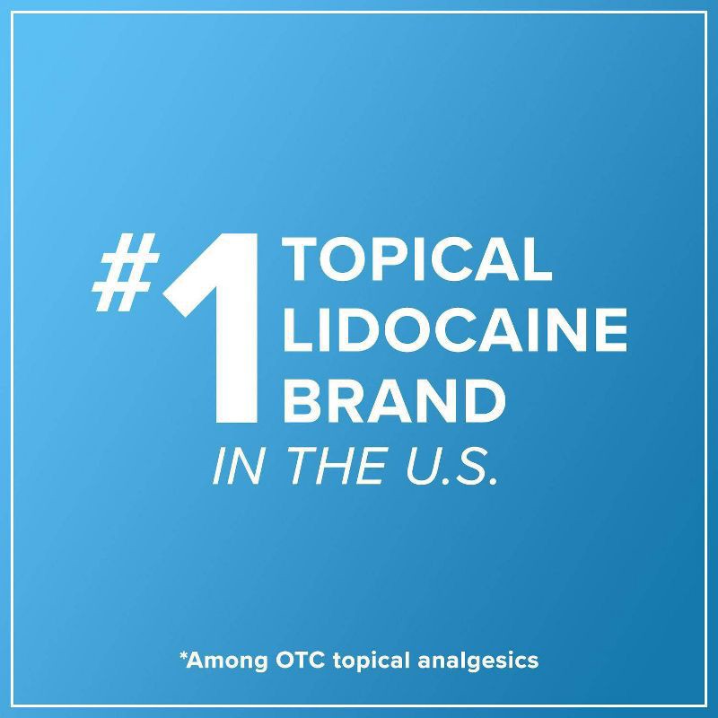 slide 5 of 8, Aspercreme Lidocaine Pain Relief Liquid With No-Mess Roll-On Applicator, Max-Strength 4% Lidocaine Numbs Away Nerve Pain, Moisturizing Aloe Hydrates Dry Skin, 2.5 Oz. (Pack of 2), 2.50 fl oz