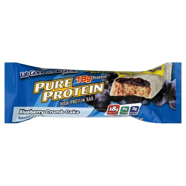 slide 1 of 1, Pure Protein High Protein Bar, Blueberry Crumb Cake, 1.76 oz