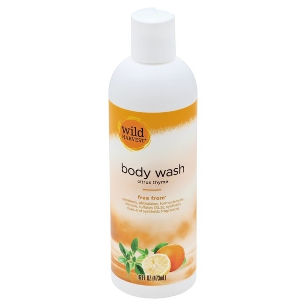 slide 1 of 1, Wild Harvest Citrus Thyme Body Wash, 16 fl oz