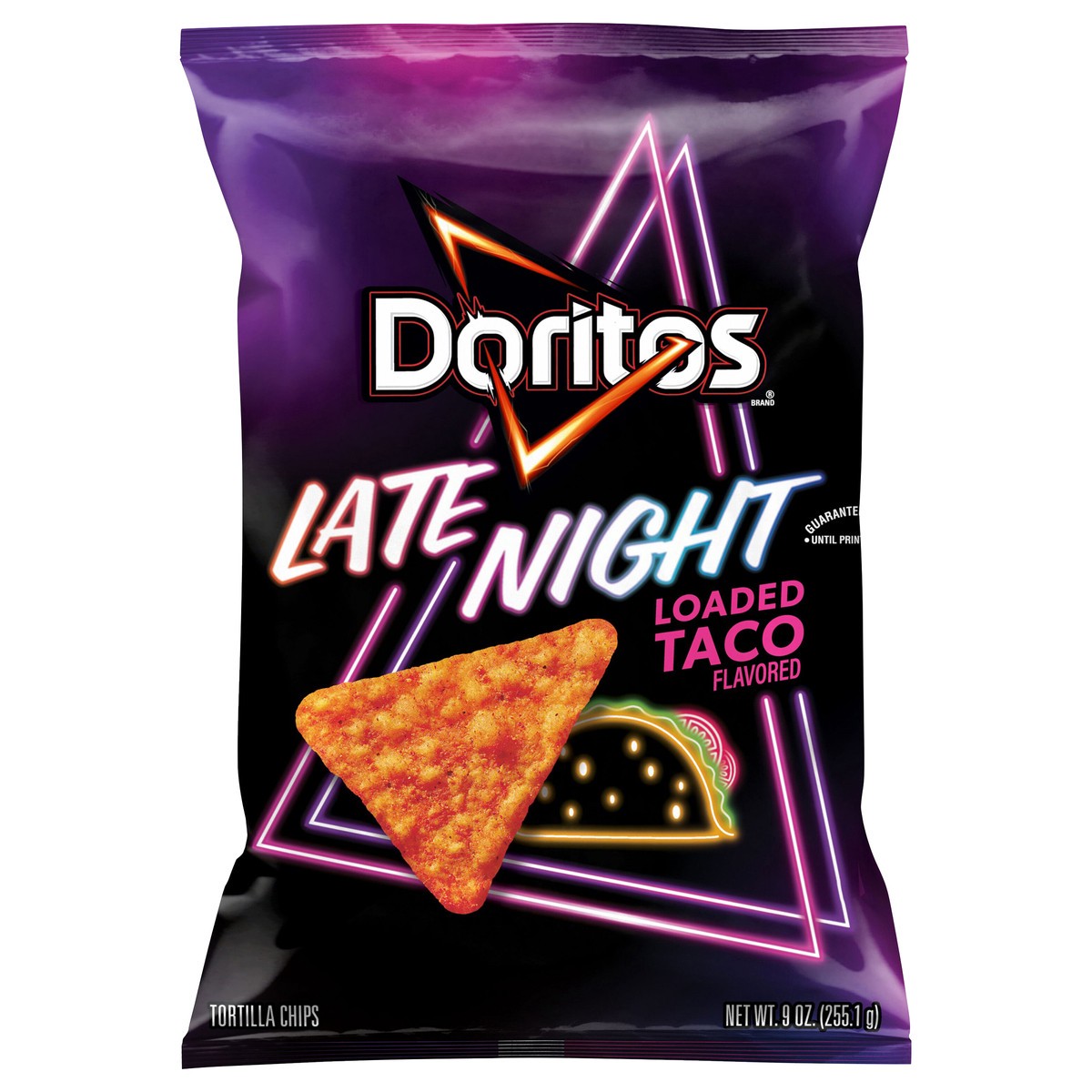 slide 7 of 9, Doritos Tortilla Chips Late Night Loaded Taco 9 Oz, 9 oz