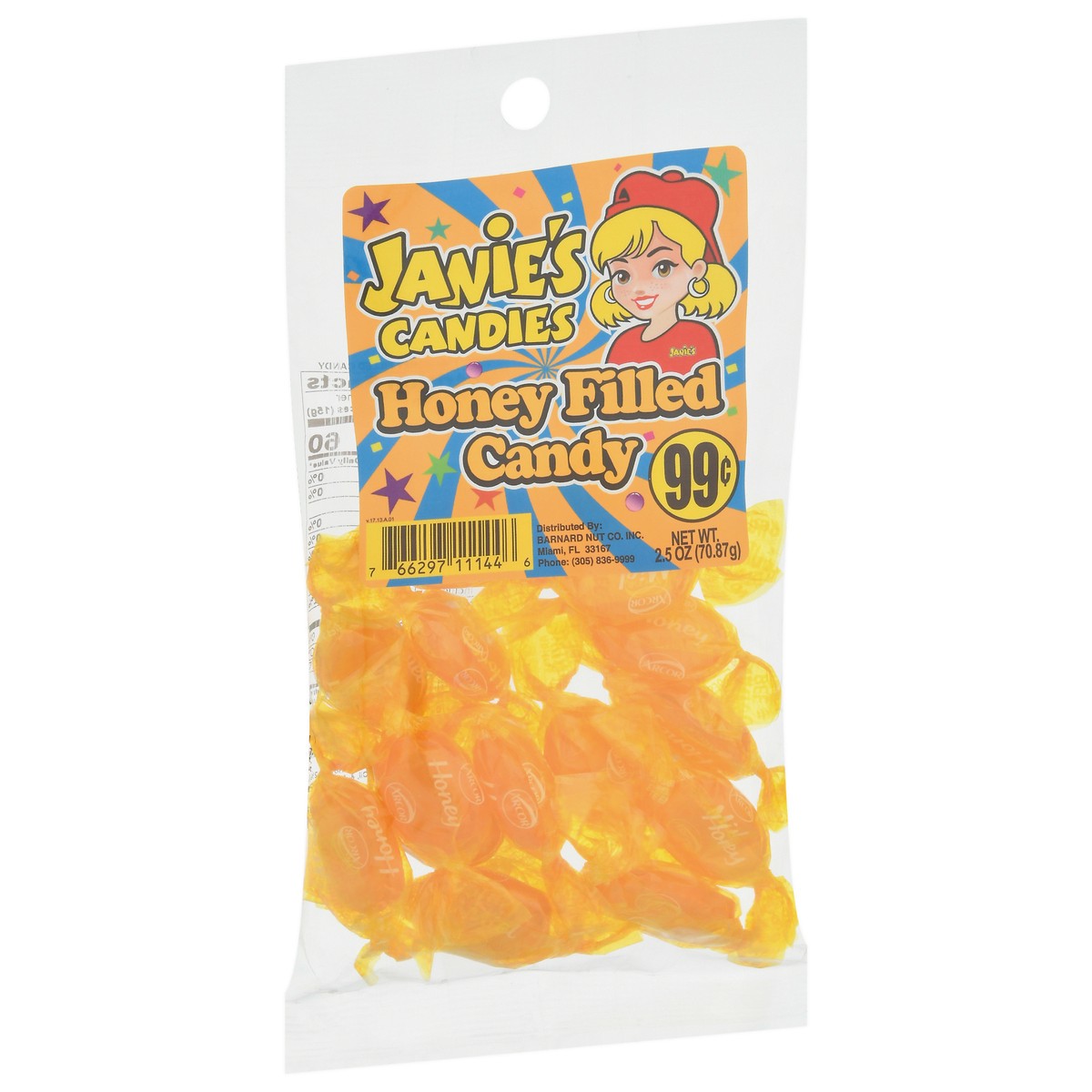 slide 7 of 9, Janie's Candies Honey Filled Candy 2.5 oz, 2.5 oz