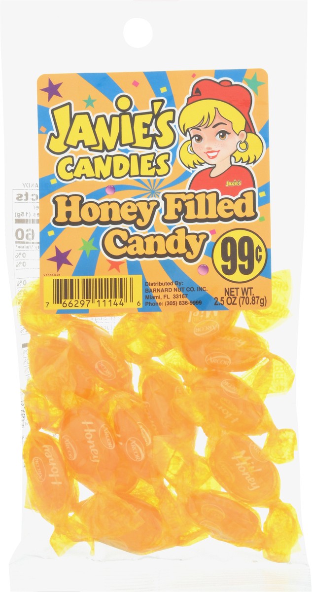 slide 8 of 9, Janie's Candies Honey Filled Candy 2.5 oz, 2.5 oz