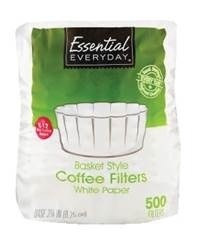 slide 1 of 1, Essential Everyday Basket Coffee Filters - 500 ct, 500 ct