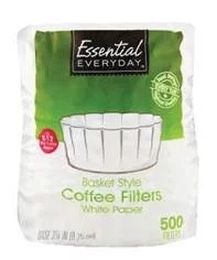 Essential Everyday Basket Coffee Filters - 500 ct