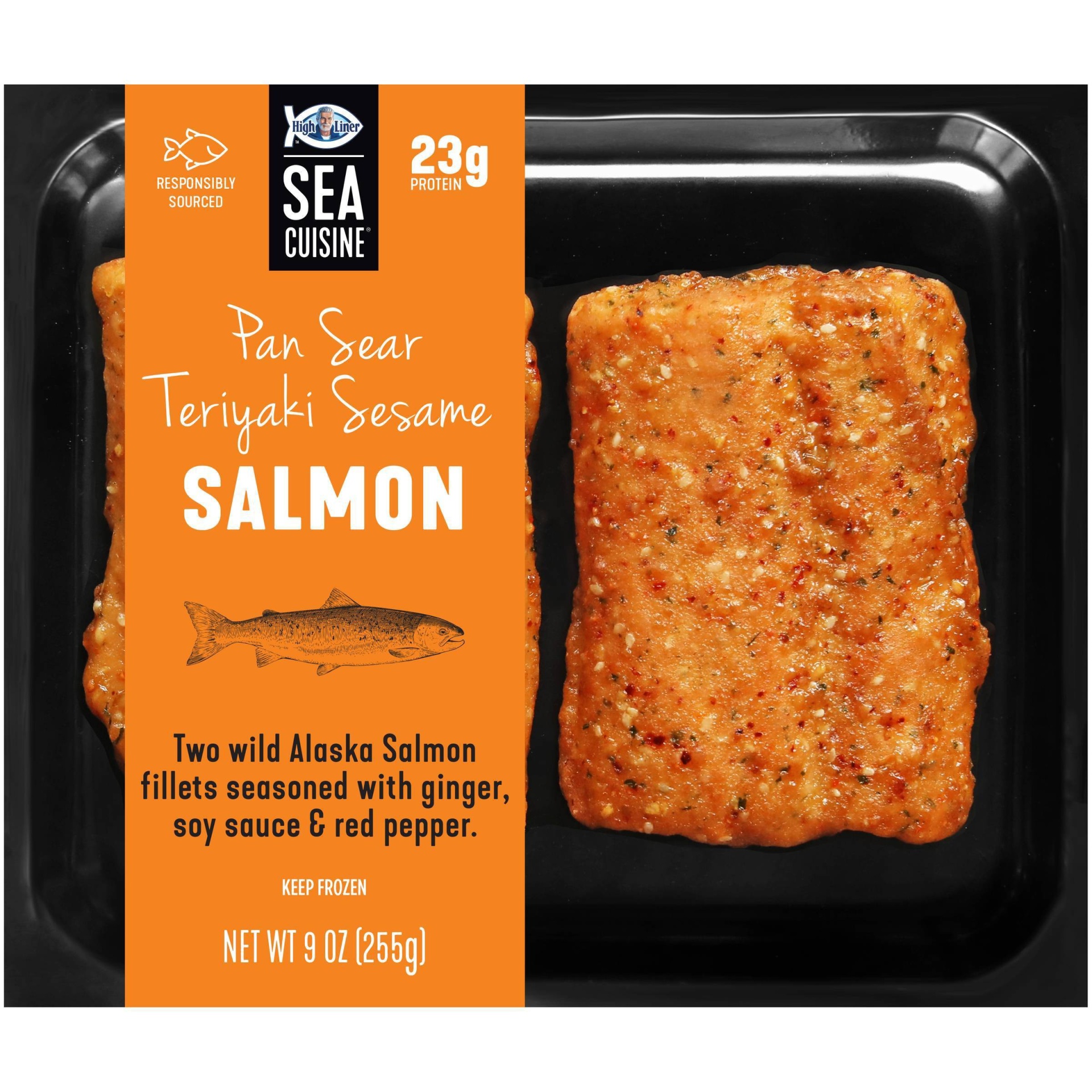 slide 1 of 6, Sea Cuisine Pan Sear Teriyaki Sesame Salmon, 9 oz