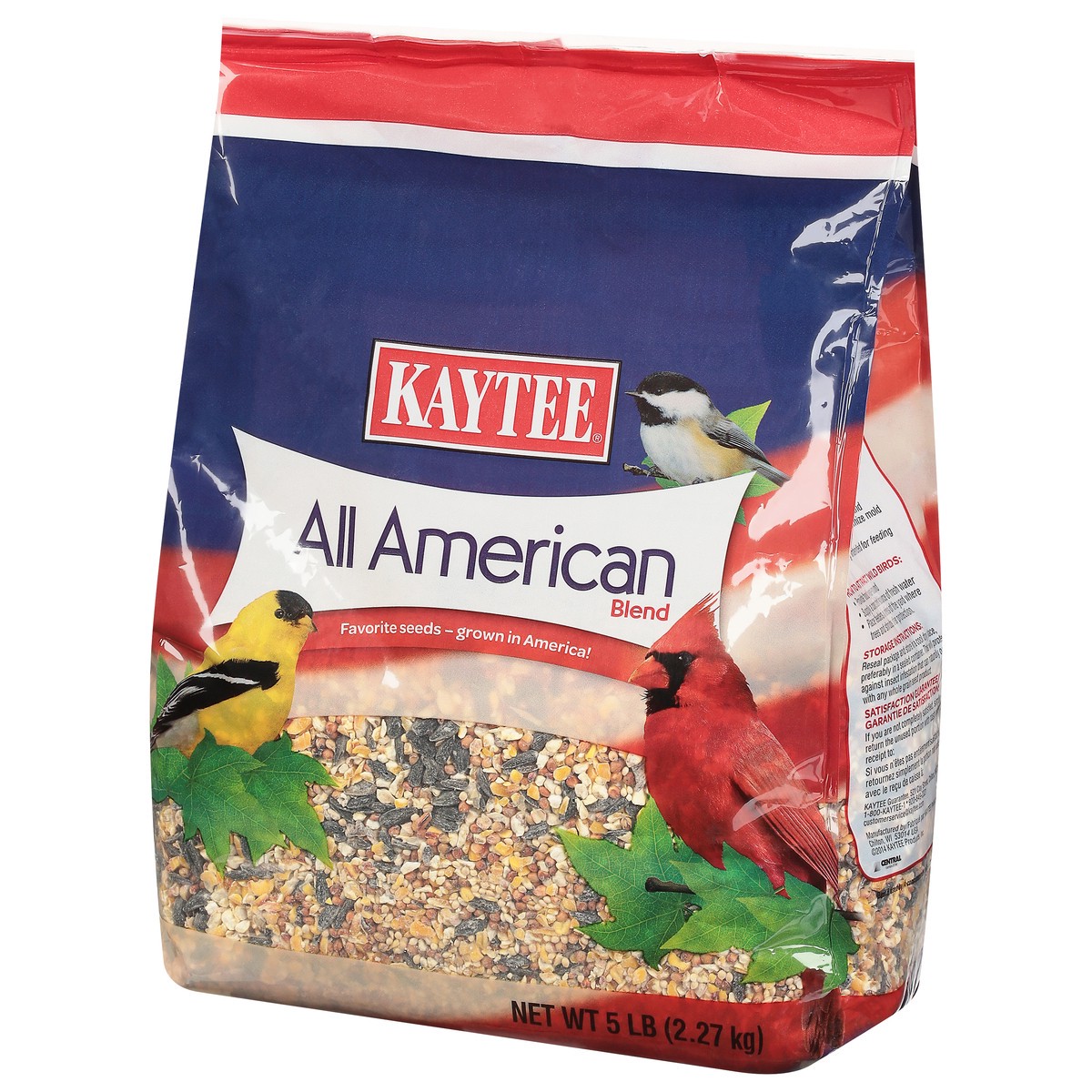 slide 3 of 9, Kaytee All American Blend Bird Seed, 5 lb