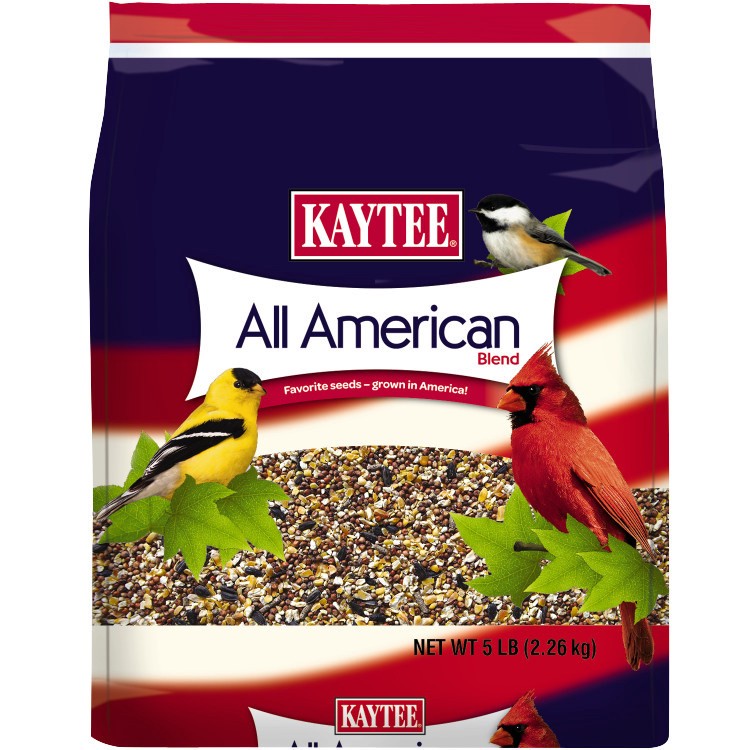 slide 1 of 9, Kaytee All American Blend Bird Seed, 5 lb