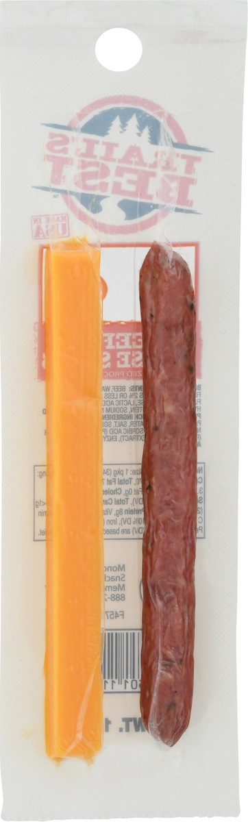 slide 3 of 9, Trail's Best Beef & Cheese Sticks 1.2 oz, 1.2 oz
