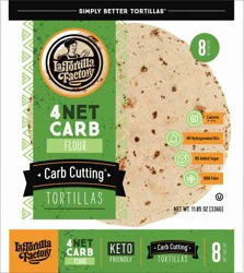 La Tortilla Factory Carb Cutting Flour Soft Taco Tortillas