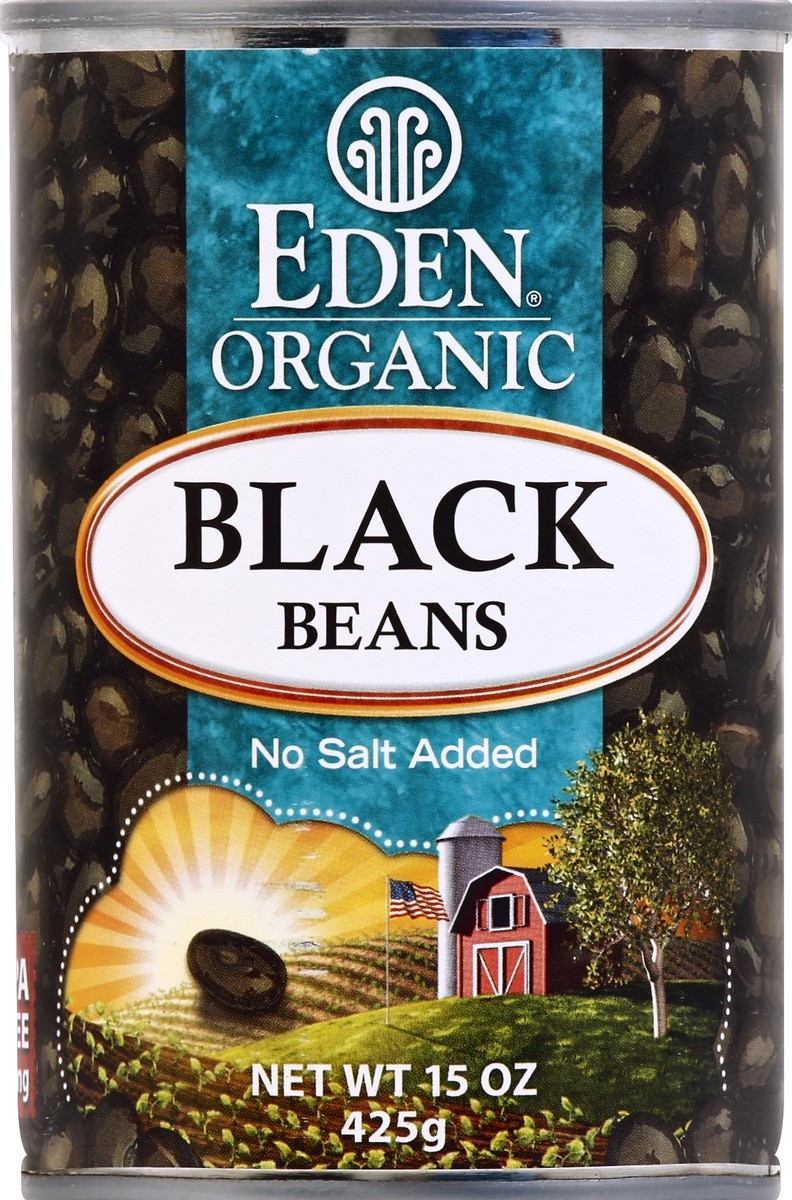 slide 2 of 2, Eden Foods Black Beans, 15 oz