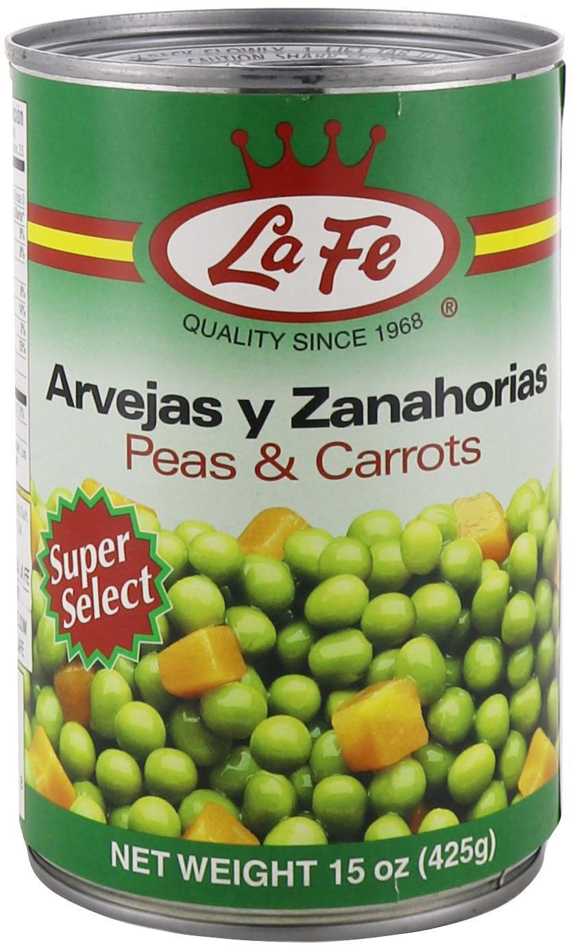 slide 1 of 1, La Fe Peas-carrots, 1 ct
