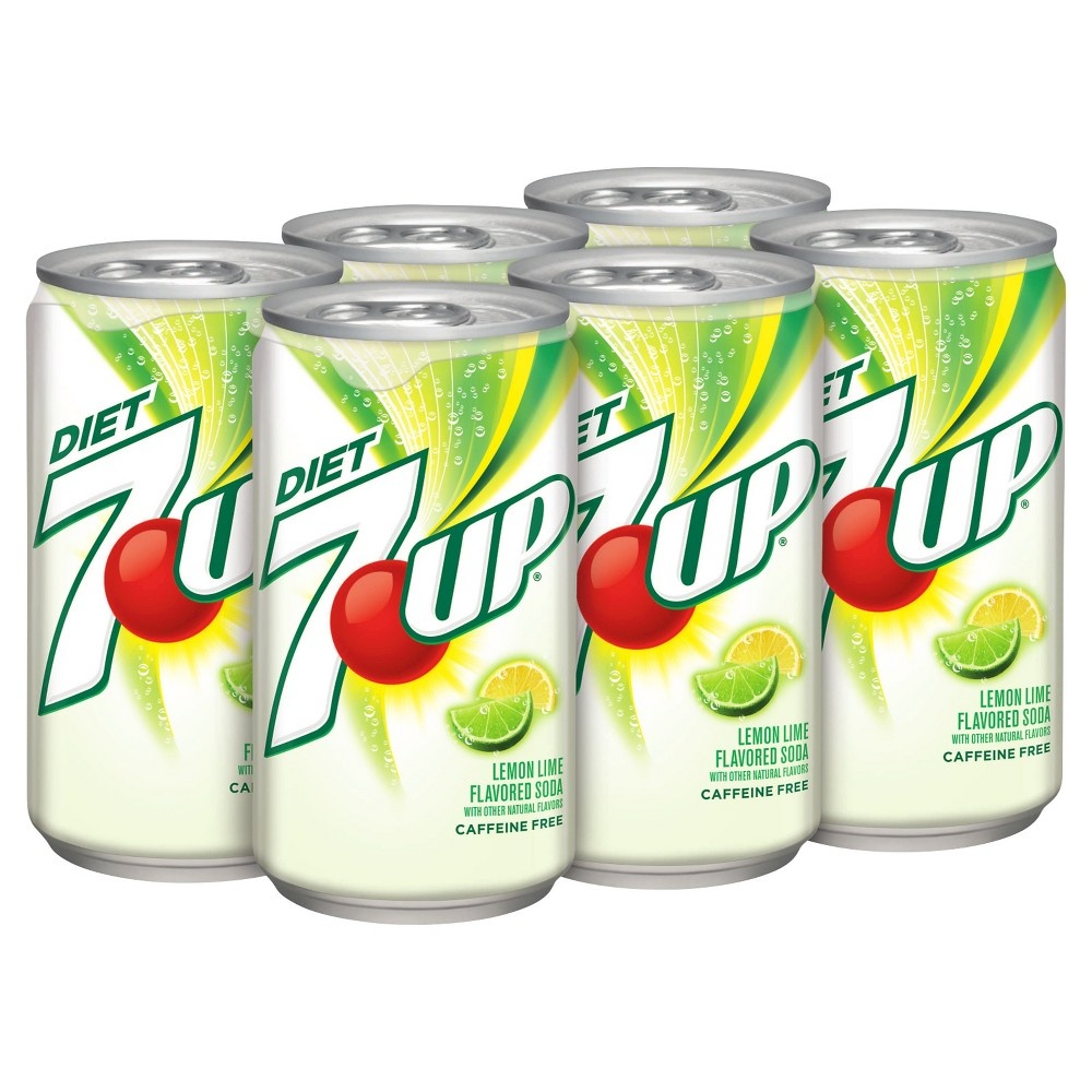 slide 3 of 3, Diet 7up Soda, 6 ct; 7.5 oz