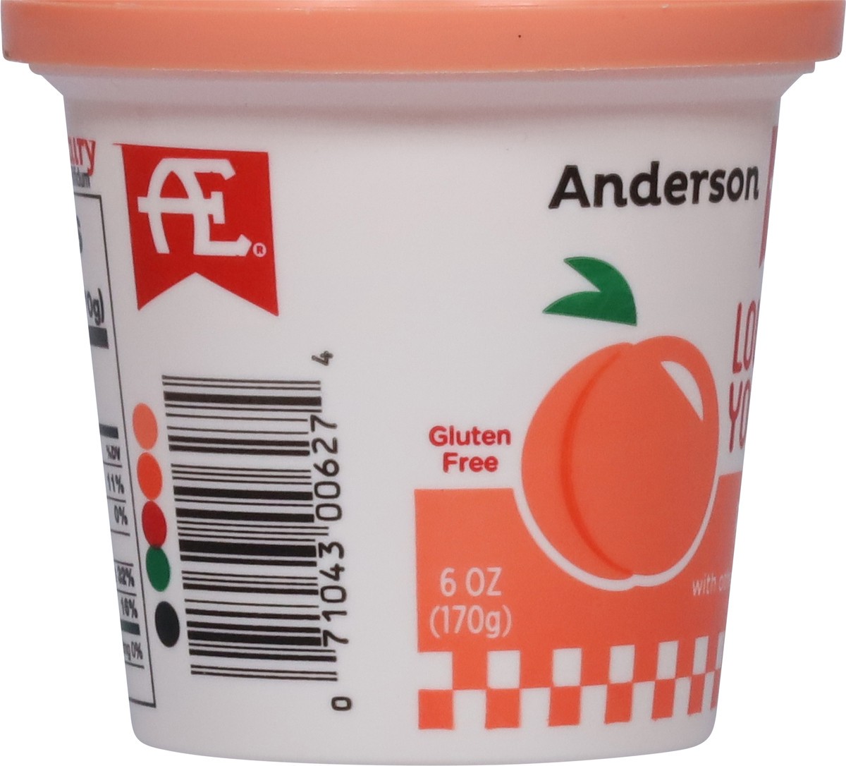 slide 2 of 11, Anderson Erickson Dairy Lowfat Peach Yogurt 6 oz, 6 oz