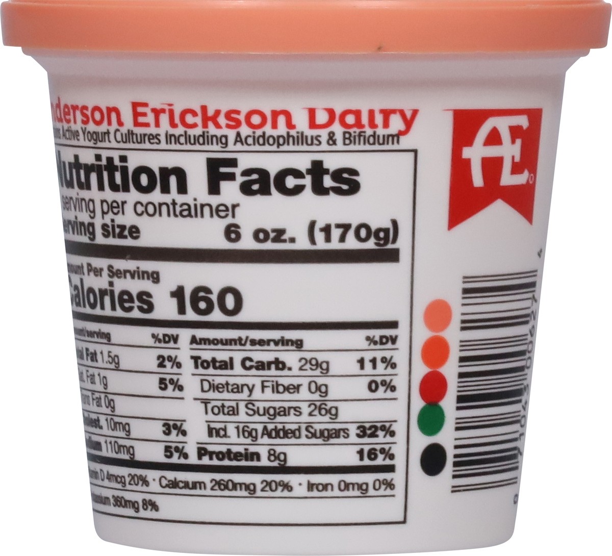 slide 7 of 11, Anderson Erickson Dairy Lowfat Peach Yogurt 6 oz, 6 oz