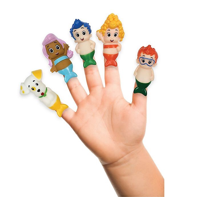 slide 3 of 3, Nickelodeon Finger Bath Puppets 5 ea, 5 ct