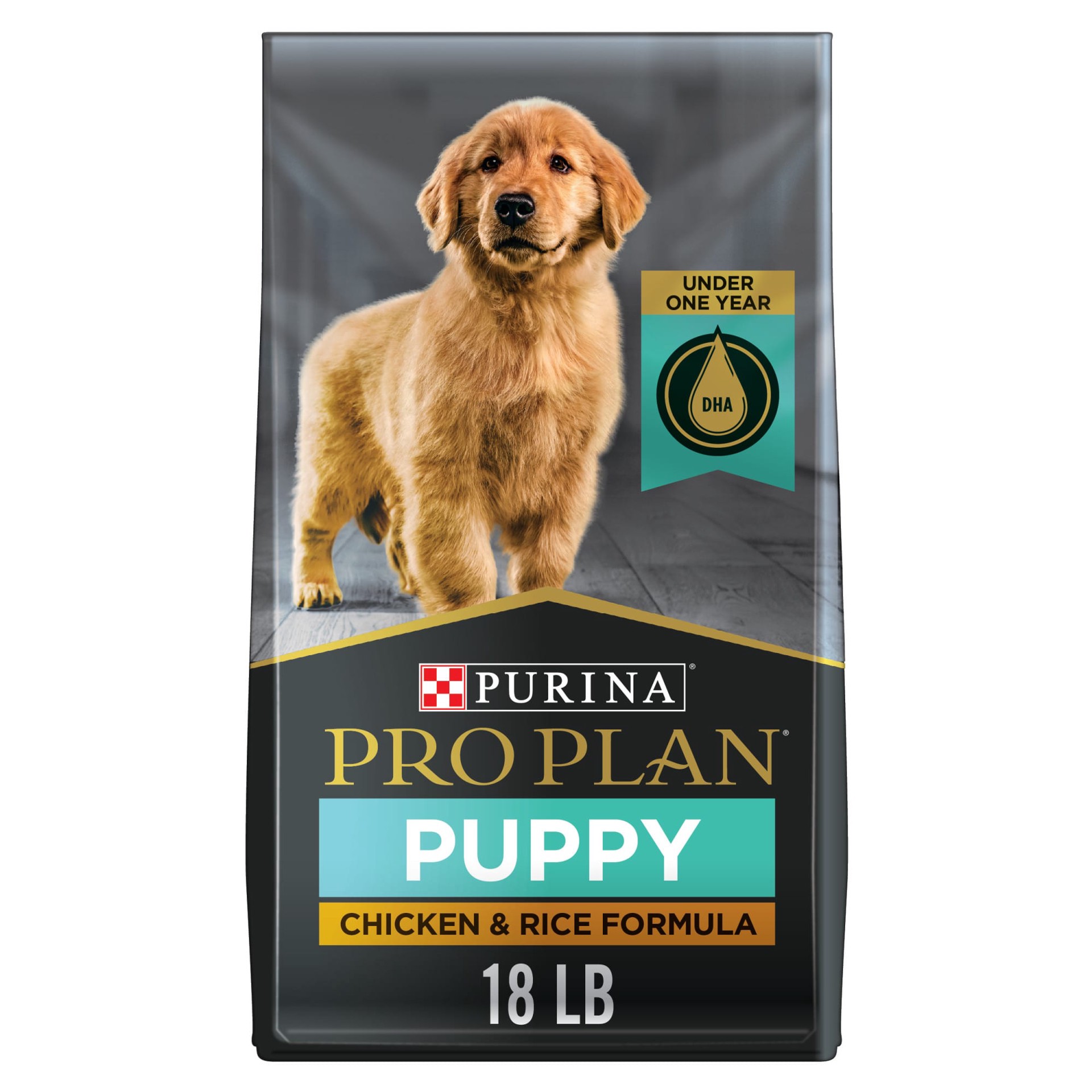 slide 1 of 2, Pro Plan Purina Pro Plan High Protein Dry Puppy Food, Chicken and Rice Formula, 18 lb