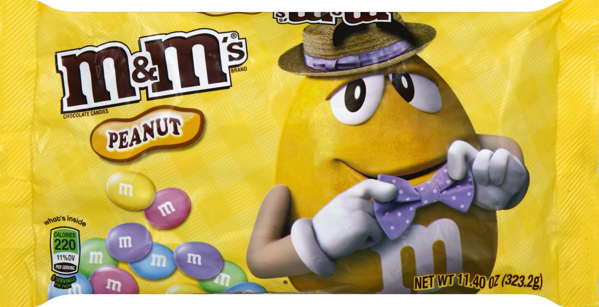 slide 2 of 6, M&M'S Peanut Chocolate Easter Candy, 11.4-Ounce Bag, 11.4 oz