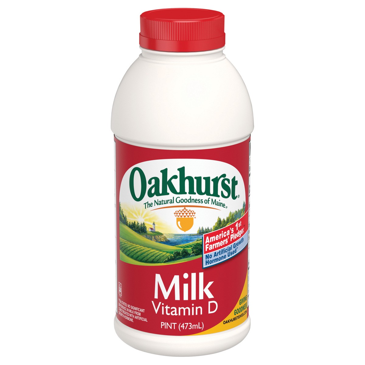 slide 1 of 4, Oakhurst Whole Vitamin D Milk Pint, 1 pint