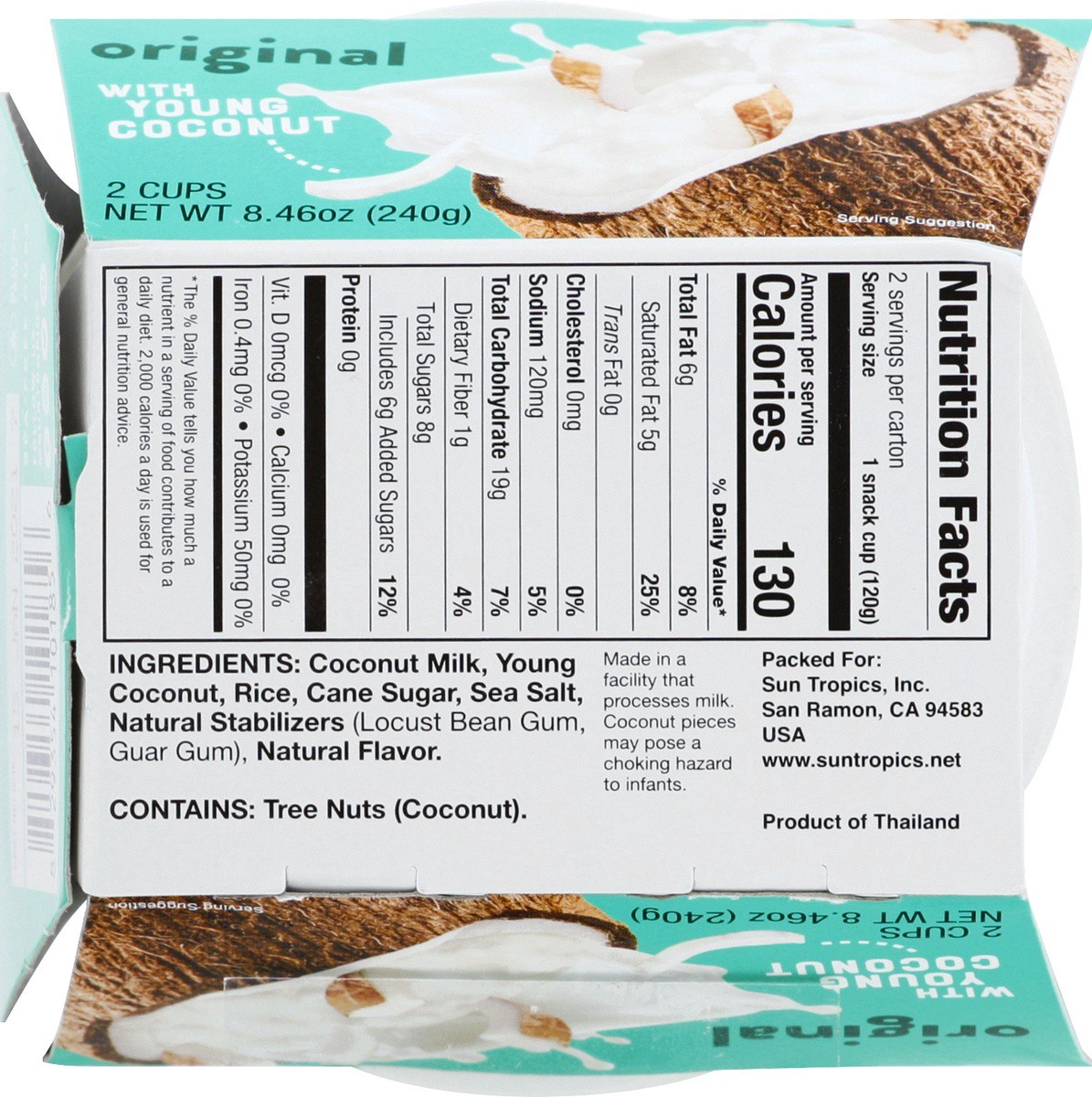 slide 3 of 9, Sun Tropics Coconut Milk Original Rice Pudding 2 ea, 8.46 oz