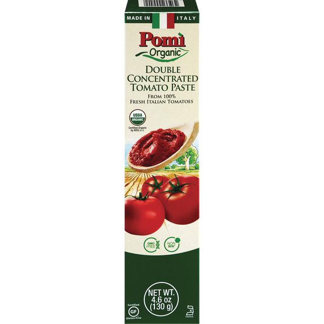 slide 1 of 1, Pomi Tomato Paste Org Dbl Tube, 4.6 oz