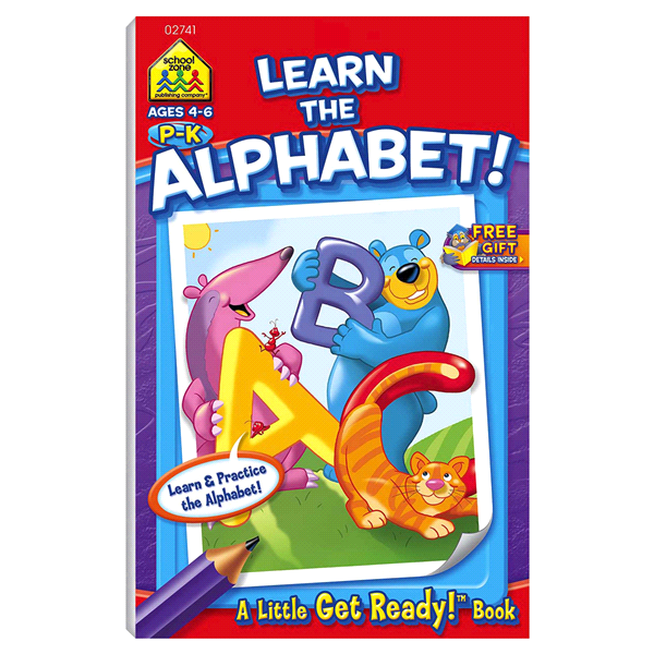 slide 1 of 1, School Zone Learn The Alphabet Little Busy Book, 1 ct