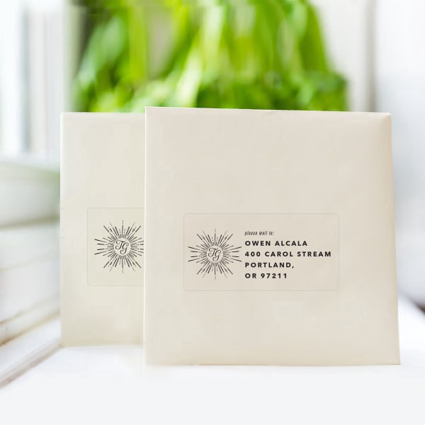 slide 2 of 9, Avery Glossy Permanent Labels, 6522, Shipping, 2" X 4", Clear, Pack Of 100, 100 ct