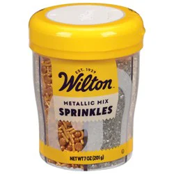 Wilton Metallic Mix Sprinkles 7 oz
