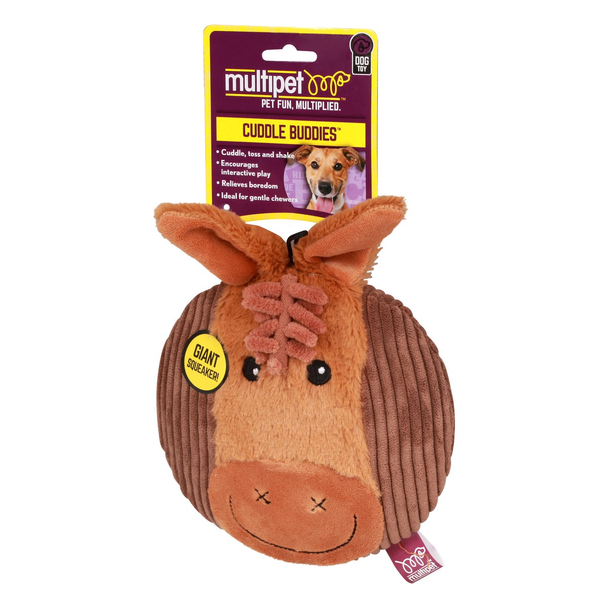 slide 3 of 9, MultiPet Giant Squeaker Dog Toy 1 ea, 1 ct