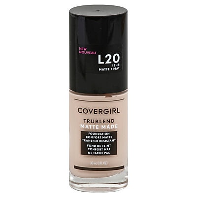 slide 1 of 1, Covergirl TruBlend Matte Made Liquid Makeup Light Ivory L20, 1 oz