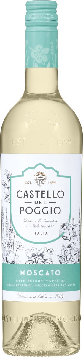 slide 6 of 9, Castello del Poggio Castillo Del Poggio Moscato White Wine - 750ml Bottle, 750 ml