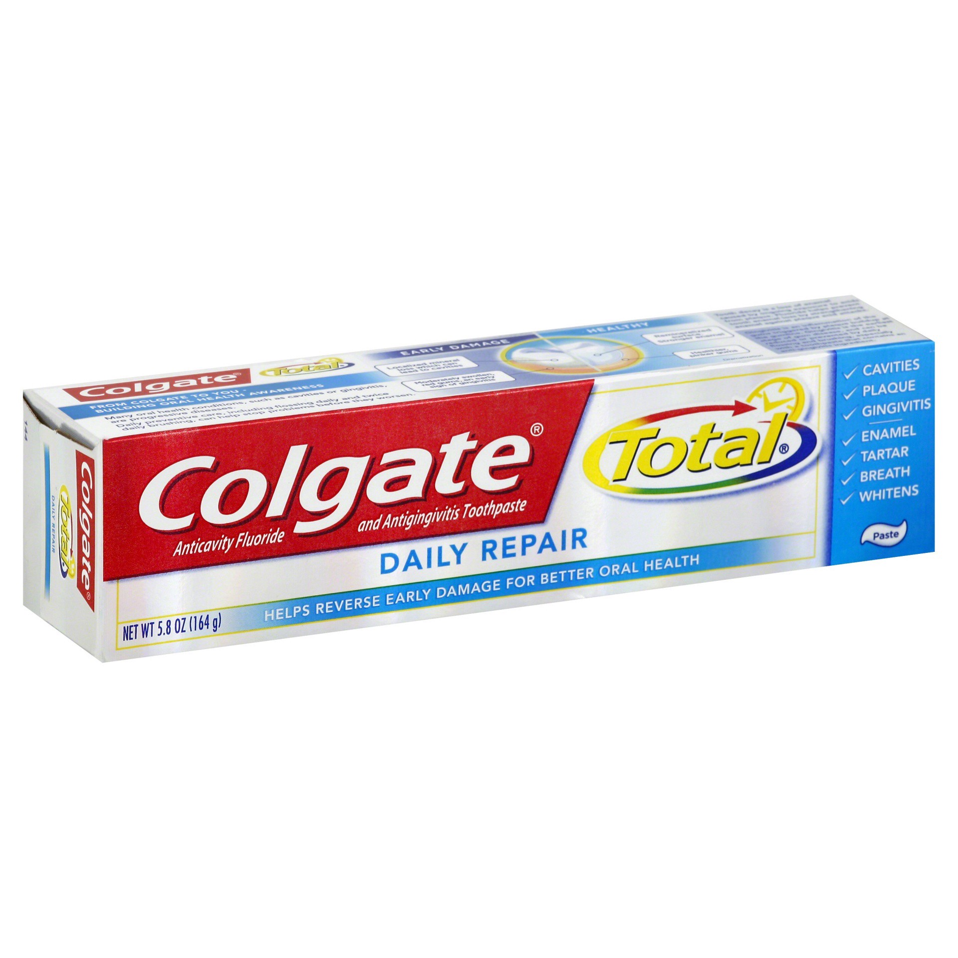 slide 1 of 3, Colgate Total Daily Repair Toothpaste, 5.8 oz