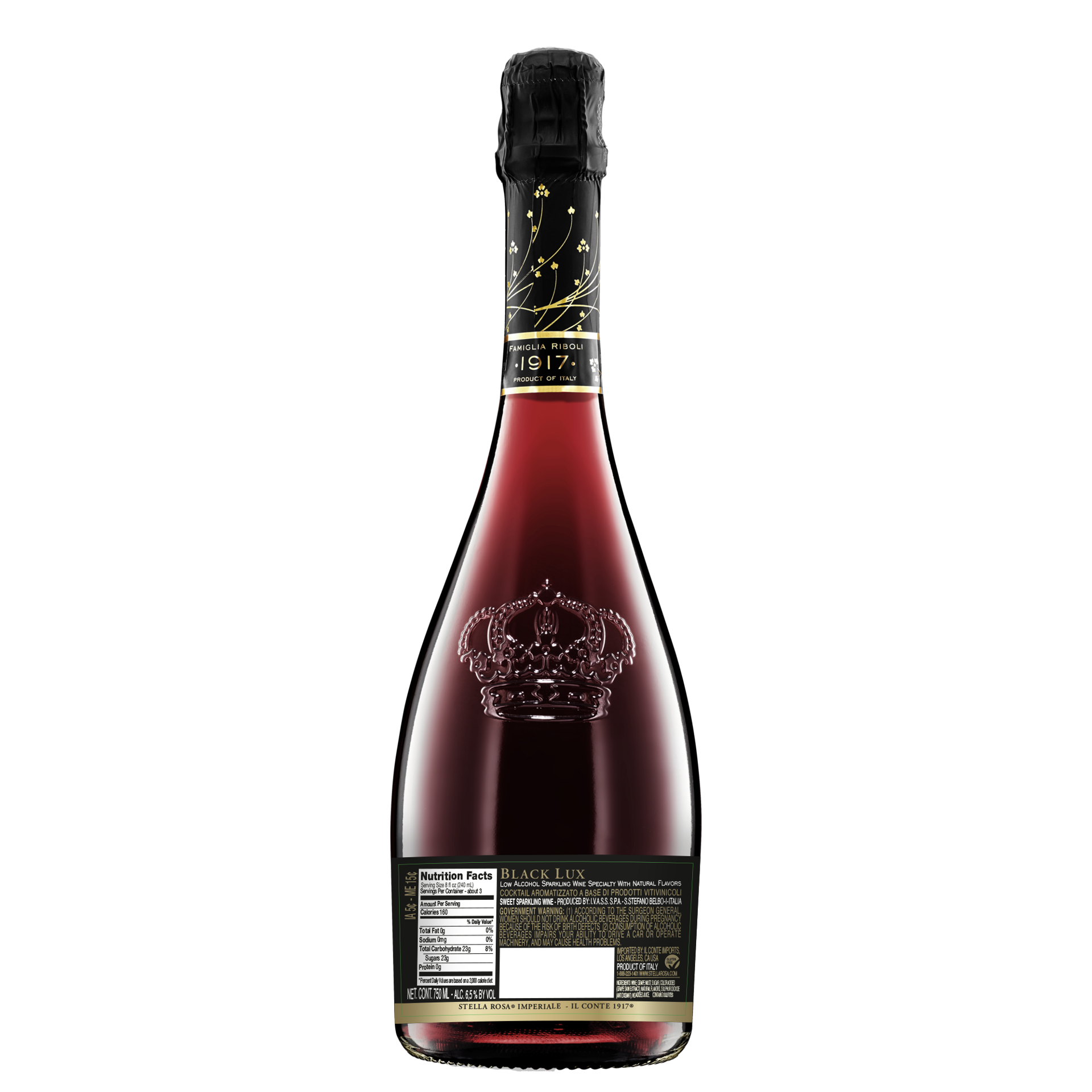 slide 2 of 5, Stella Rosa Black Lux, 750 ml