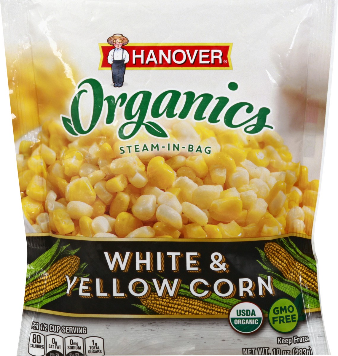 slide 10 of 13, Hanover Organics White & Yellow Corn 10 oz, 10 oz