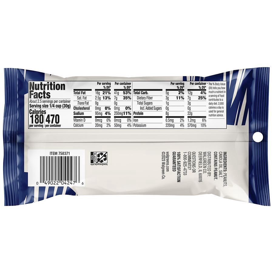 slide 2 of 5, Nice! Roasted Peanuts Salted, 2.75 oz