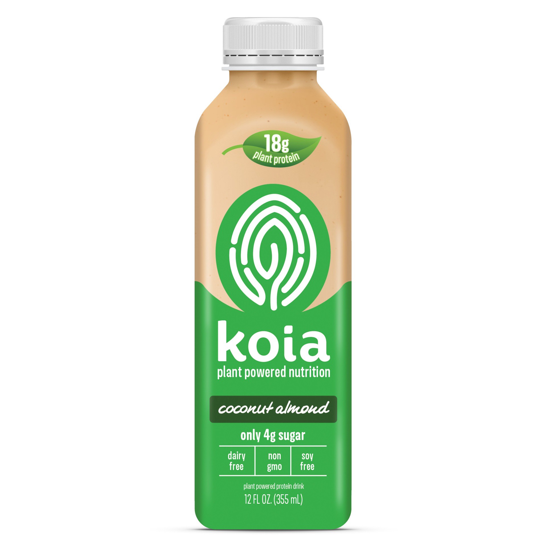 slide 1 of 9, Koia Plant Powered Nutrition Protein Drink, Coconut Almond - 12 fl oz, 12 fl oz