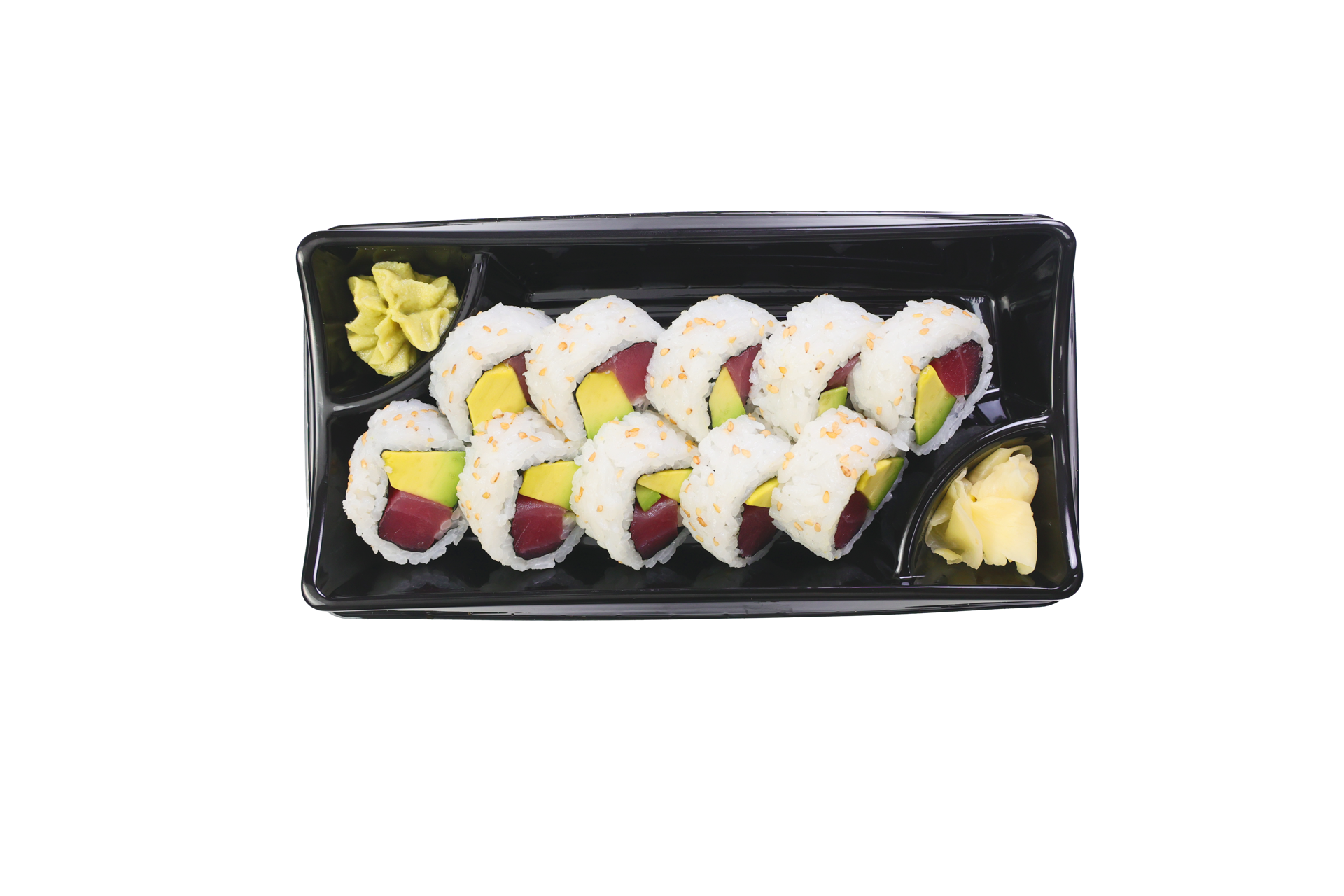 slide 1 of 1, Sushic Tuna & Avocado Roll, 10 ct