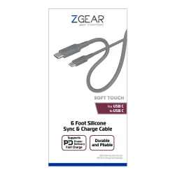 Zgear Silicone USB-C Sync & Charge Cable