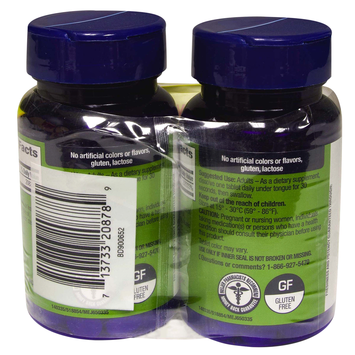 Meijer Vitamin B12 5000mcg Quick Dissolve Tablets Twin Pack, 2x 60 ct